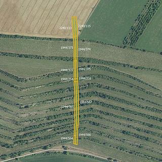 Prodej zemědělské půdy 4640 m&sup2; Morkůvky