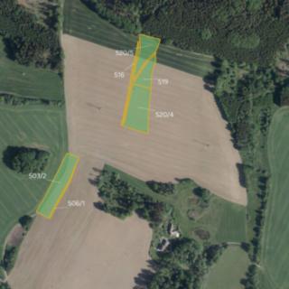 Prodej zemědělské půdy 20616 m² Řečice