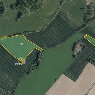 Prodej zemědělské půdy 68053 m² Řídelov