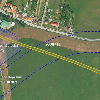 Prodej komerčního pozemku 5761 m&sup2; Předín