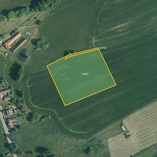 Prodej zemědělské půdy 62 445 m² Horní Radouň