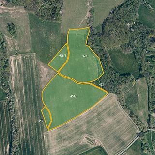 Prodej zemědělské půdy 65 224 m² Liběšice Horní Chobolice