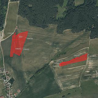 Prodej zemědělské půdy 25851 m&sup2; Štěnovický Borek