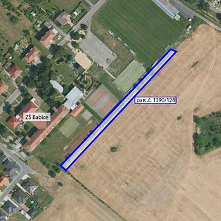 Prodej komerčního pozemku 1 878 m² Babice