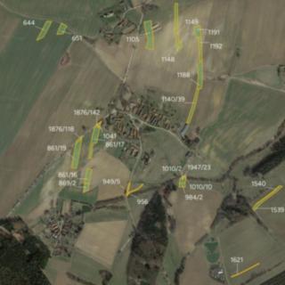 Prodej zemědělské půdy 43 991 m² Vyklantice Nové