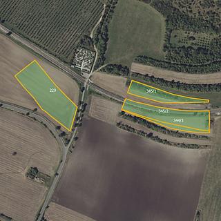 Prodej zemědělské půdy 19 156 m² Děčany Solany