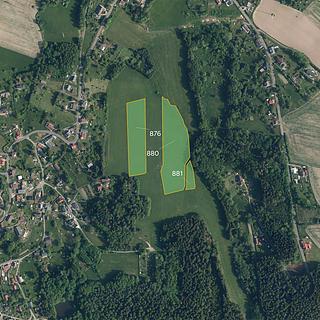 Prodej zemědělské půdy 23 380 m² Pěnčín Alšovice