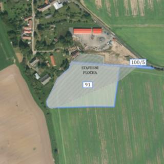 Prodej komerčního pozemku 9 990 m² Jičín Moravčice
