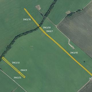 Prodej zemědělské půdy 5711 m² Moravská Nová Ves