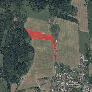 Prodej zemědělské půdy 13 865 m² Hluboš