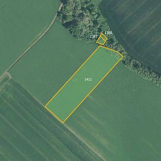 Prodej zemědělské půdy 37 733 m² Počenice-Tetětice Tetětice