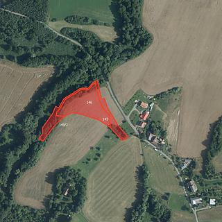 Prodej zemědělské půdy 9 461 m² Miřetice Dubová