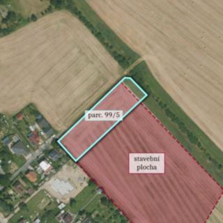 Prodej stavební parcely 1651 m² Litovel