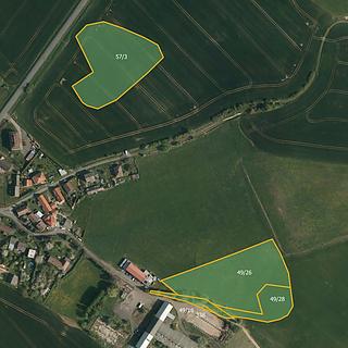 Prodej zemědělské půdy 41 424 m² Třemošnice