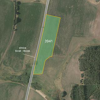 Prodej zemědělské půdy 25 709 m² Stráž