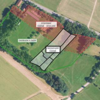 Prodej stavební parcely 2497 m² Žirovnice