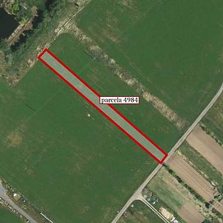 Prodej komerčního pozemku 774 m&sup2; Moravský Písek