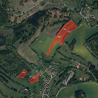 Prodej zemědělské půdy 34224 m&sup2; Kaliště