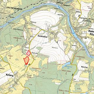 Prodej louky 46 933 m² Krňany