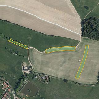 Prodej zemědělské půdy 49745 m² Lhota-Vlasenice