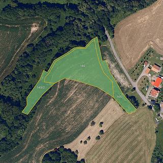 Prodej zemědělské půdy 9461 m&sup2; Miřetice