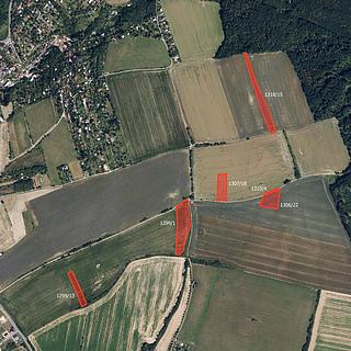 Prodej zemědělské půdy 29 414 m² Olomouc Droždín