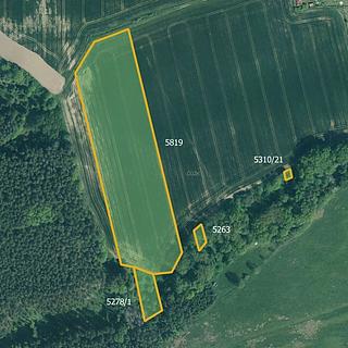 Prodej zemědělské půdy 77267 m² Slabčice