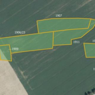 Prodej zemědělské půdy 9 973 m² Křešín