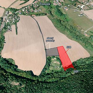 Prodej stavební parcely 9297 m&sup2; Čisovice