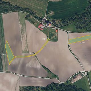 Prodej zemědělské půdy 6 008 m² Černčice