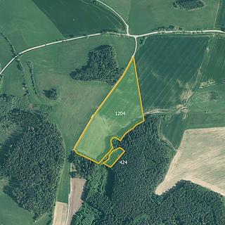 Prodej zemědělské půdy 17 194 m² Kuřimany
