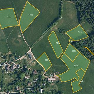 Prodej zemědělské půdy 59 010 m² Železný Brod Horská Kamenice