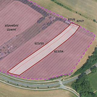 Prodej stavební parcely 5 369 m² Zruč nad Sázavou