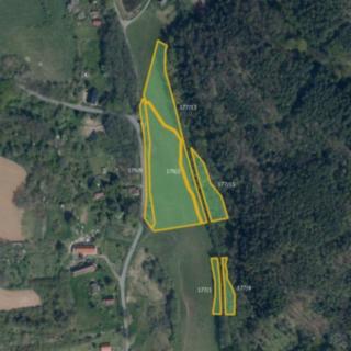 Prodej louky 17 547 m² Dubá Zakšín