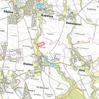 Prodej zemědělské půdy 26 376 m² Sluštice