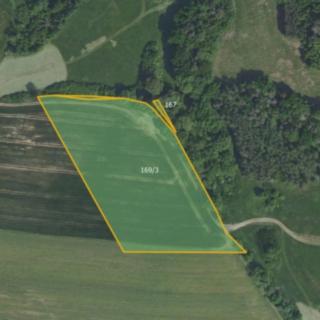 Prodej zemědělské půdy 22 691 m² Vysoký Újezd