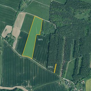 Prodej zemědělské půdy 28 837 m² Slabčice Písecká Smoleč
