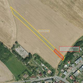 Prodej stavební parcely 2873 m&sup2; Opatovice