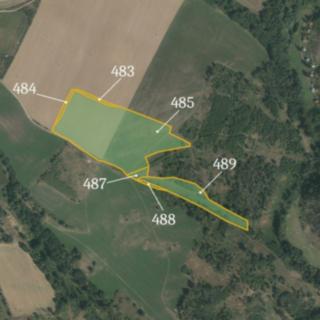 Prodej zemědělské půdy 64 388 m² Vladislav Hostákov