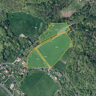 Prodej zemědělské půdy 39 682 m² Děčín XXVII-Březiny