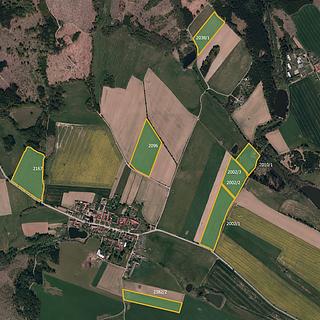 Prodej zemědělské půdy 146 667 m² Olšany