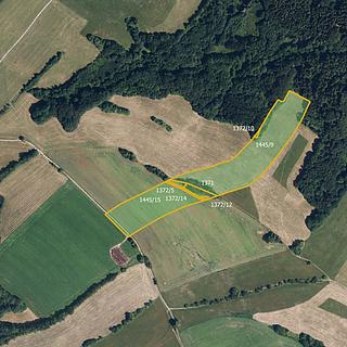 Prodej zemědělské půdy 39143 m&sup2; Horní Studénky