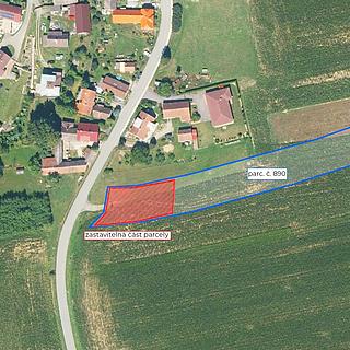 Prodej stavební parcely 9 868 m² Malšice Obora