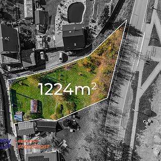 Prodej stavební parcely 1224 m² Hrabišín