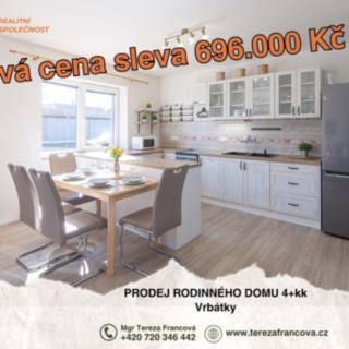 Prodej rodinného domu 119 m² Vrbátky