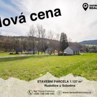 Prodej stavební parcely 1 137 m² Sobotín