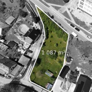 Prodej stavební parcely 1224 m² Hrabišín