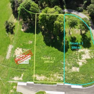 Prodej stavební parcely 2084 m² Chudenín