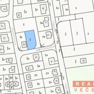 Prodej stavební parcely 640 m² Chýně
