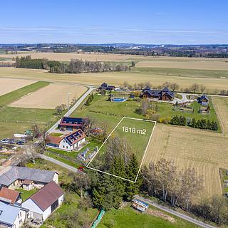 Prodej stavební parcely 1818 m&sup2; Horní Krupá